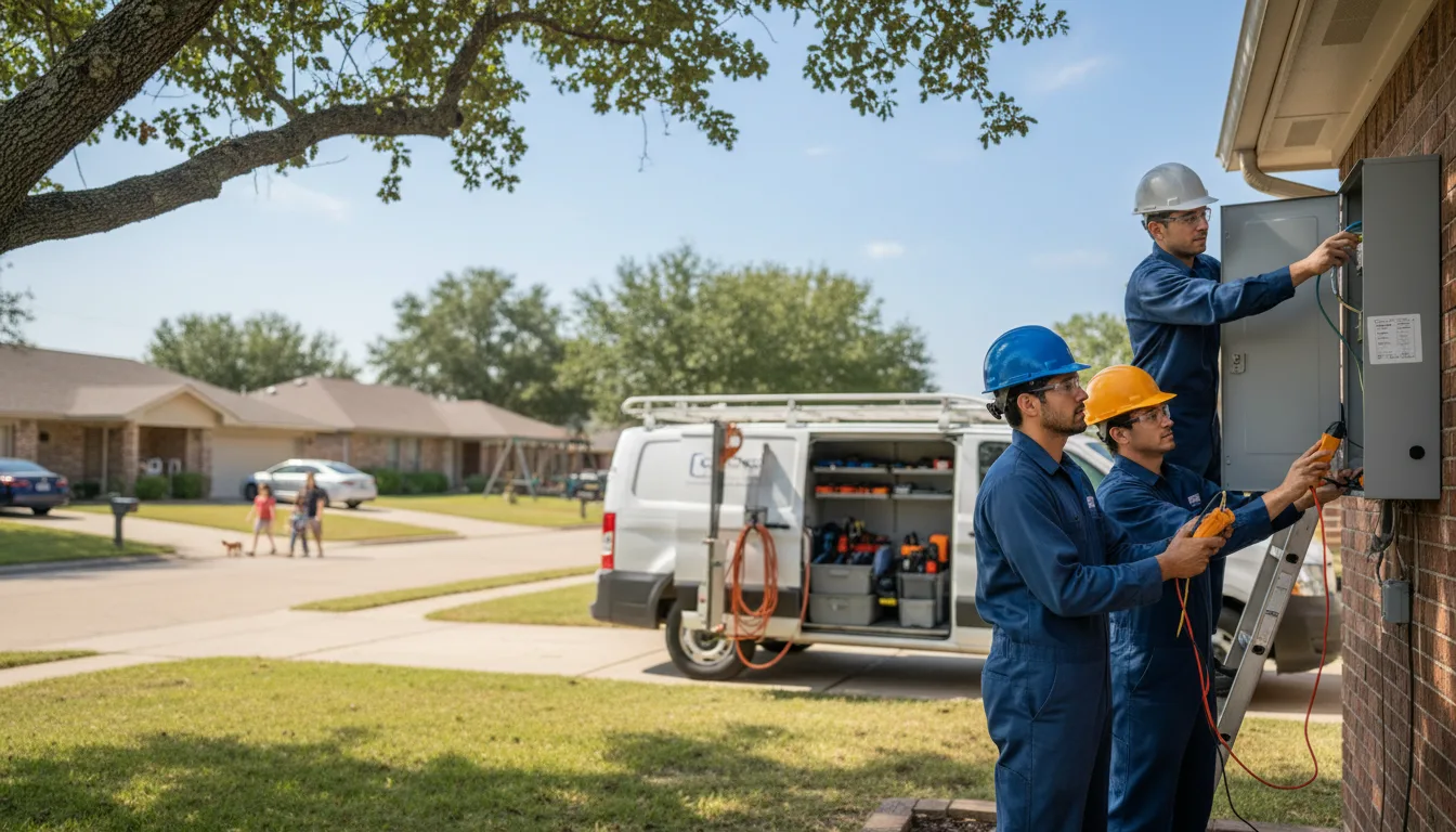 Certified electrician providing emergency electrical services in Yukon, PA